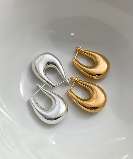 u-shaped glossy pierce / 2color　hm1220