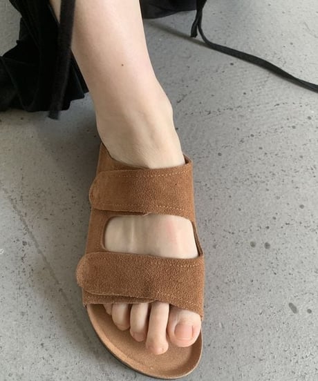 double belt sandal / 5color　hm2267