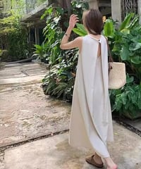 back design dresses / 2color　hm1411