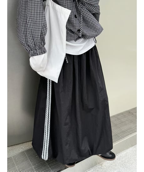 gathered balloon skirt　hm2079