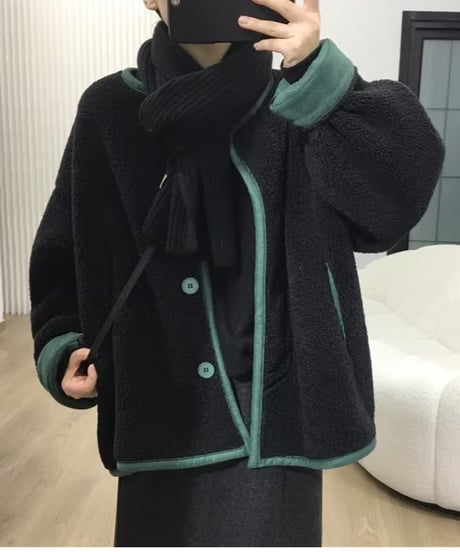 reversible boa blouson / 3color　hm2715
