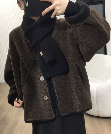 reversible boa blouson / 3color　hm2715