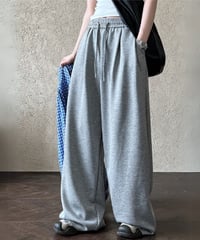 soft wide sweatpants / 3color　hm2065