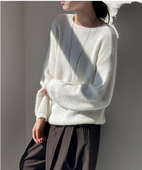 soft knit top / 4color　hm2763