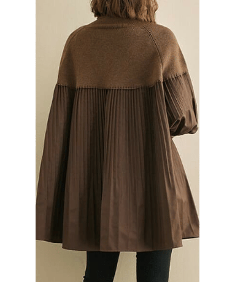 pleated docking tunic / 2color　hm2656