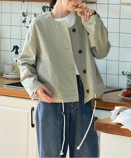 short windbreaker  / 2color　hm2555