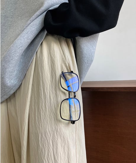 washer wide pants / 2color　hm1669