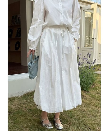volume cotton skirt / 5color　hm2334