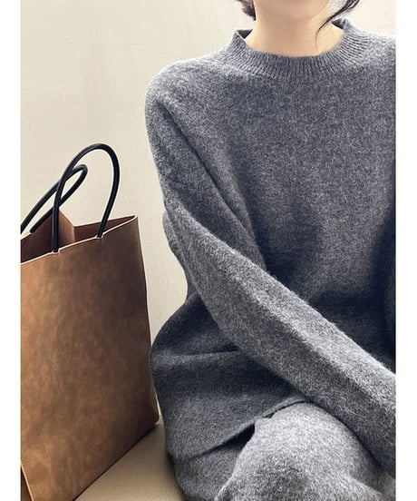knit tops & pants set / 3color　hm1863