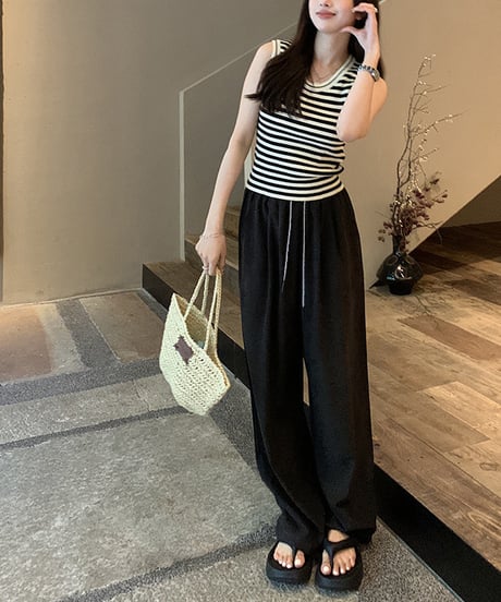 airy loose pants / 3color　hm1487
