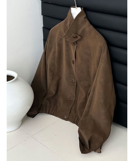 stand collar blouson / 2color　hm2739