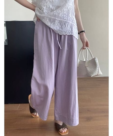lightweight gauze pants / 7color　hm2237