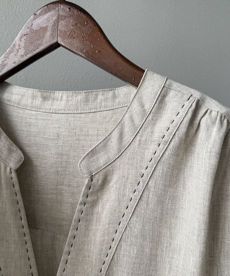 linen relax blouse / 2color　hm2292