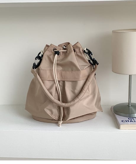 soft gathered tote bag / 6color　hm2362