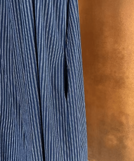 striped salopette pants　hm2972