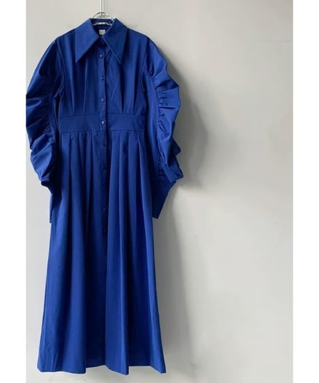 sleeve shirt dress / 2color　hm2534