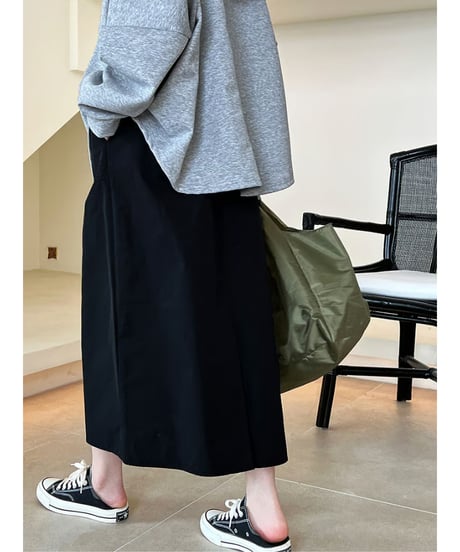 utility midi skirt / 3color　hm2068