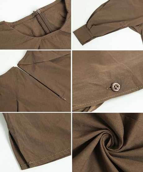 cotton petal blouse / 4color　hm1438