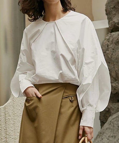 cotton petal blouse / 4color　hm1438