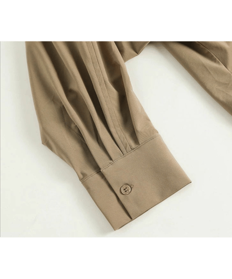slit hem shirt / 4color　hm2964