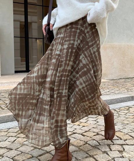 irregular design skirt　hm2559