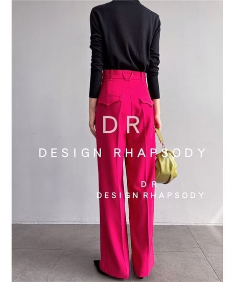 color wide pants / 4color　hm2021