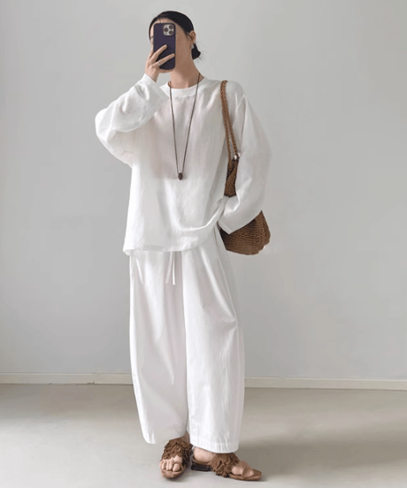 comfort long tee / 2color　hm2564
