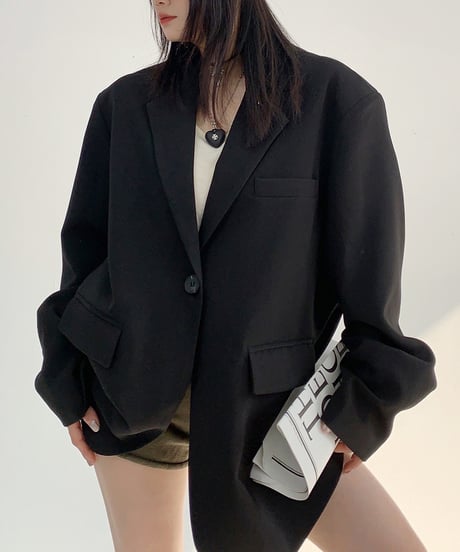 oversize tailored jacket / 2color　hm1951