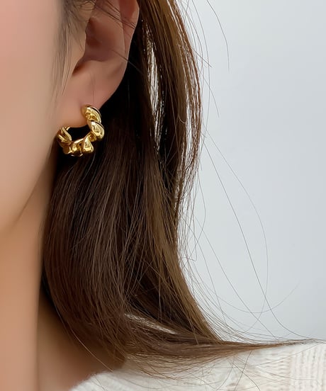 crowdy ring pierce / 2color　hm1556