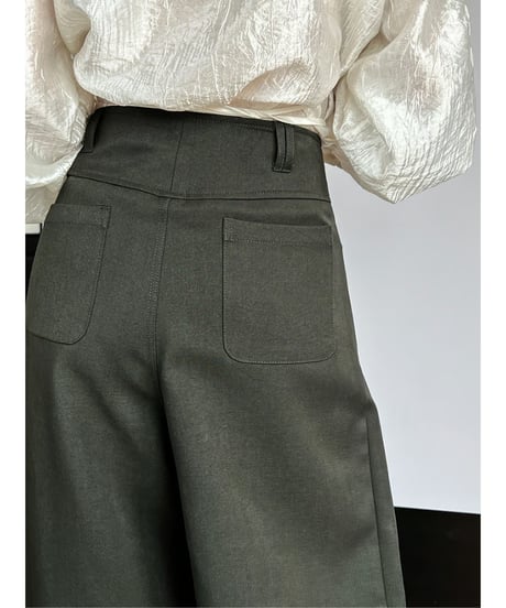 draped wide pants / 2color　hm2050