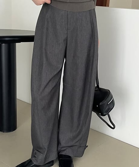 adjustable wide pants / 2color　hm1712