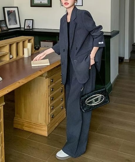 chic pants suit set　hm2508