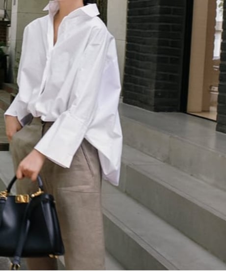 loose silhouette shirt　hm1581