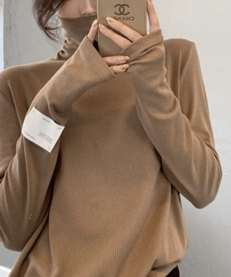 sleeve tag top  / 4color　hm1798