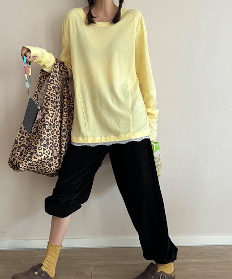 hem lace cutsew / 2color　hm1421