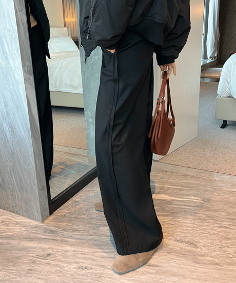 wide leg loose pants / 2color　hm1689
