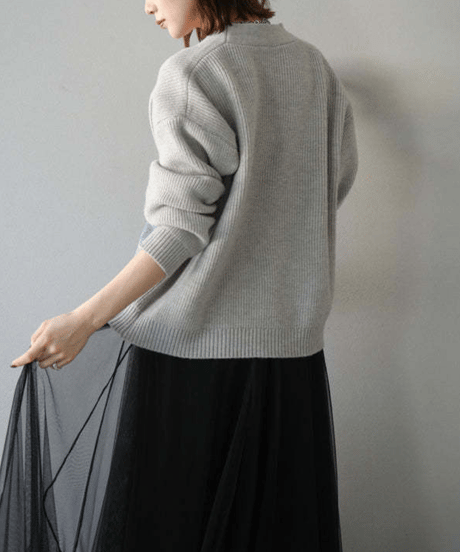 knit top & skirt set-up / 3color　hm2749