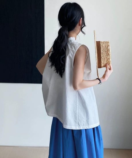 v-neck sleeveless top / 2color　hm2439