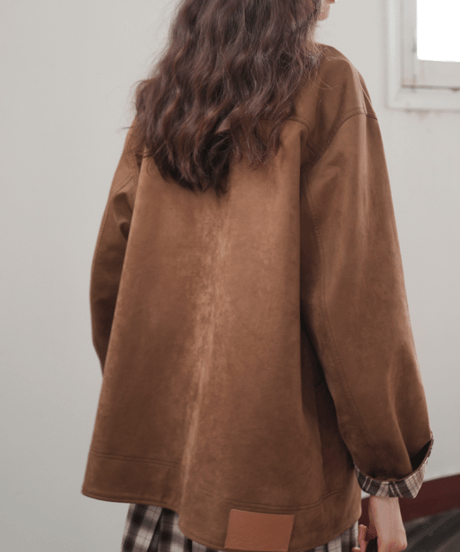 reversible plaid coat　hm2747