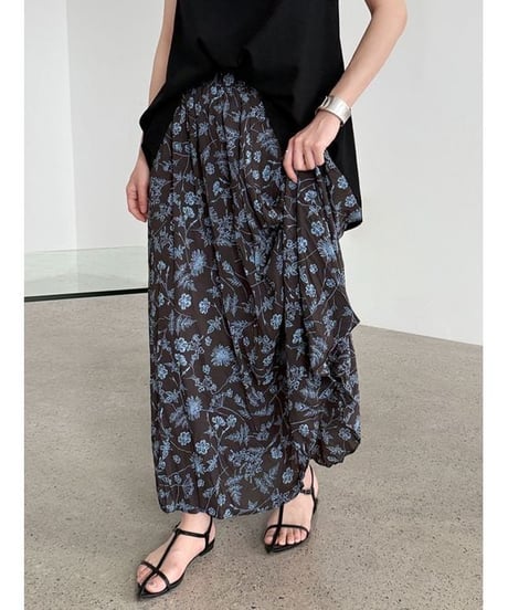 bloom maxi skirt / 2color　hm2229