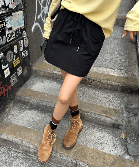 a-line mini skirt / 2color　hm1248