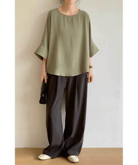 dolman sleeve blouse / 5color　hm2975