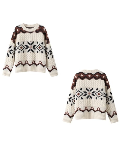 nordic loose sweater　hm1725