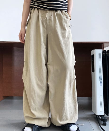 casual wide pants / 2color　hm2061