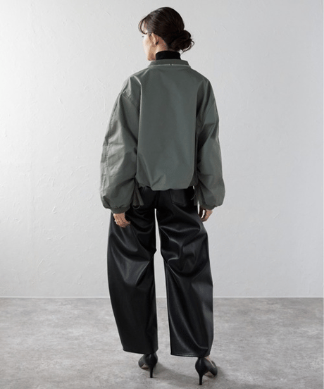 tulle mix blouson / 3color　hm2820