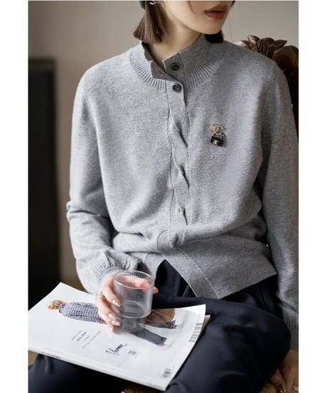 puff sleeve knit / 3color　hm2551