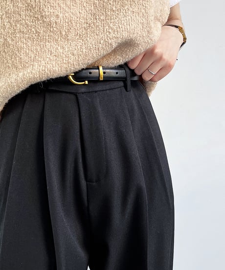 relaxed wide pants / 3color　hm2069