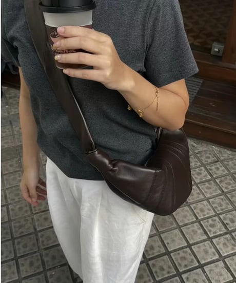half moon shoulder bag / 2color　hm2772
