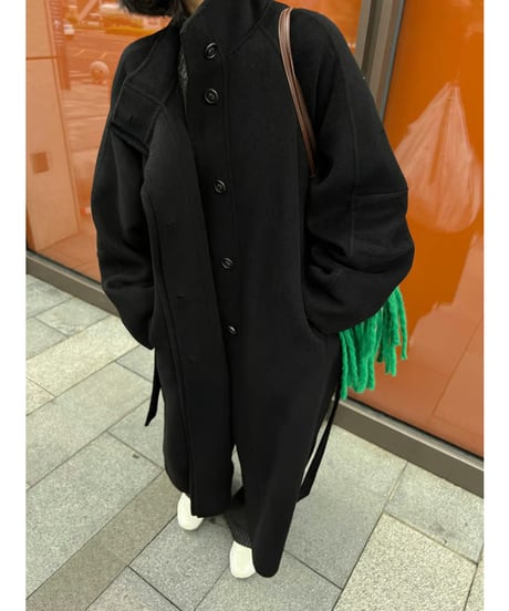 【wool100%】wool long coat / 2color　hm1785