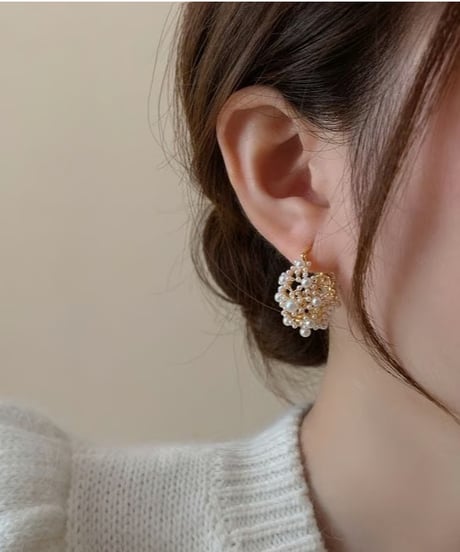 pearl hoop pierce　hm2318